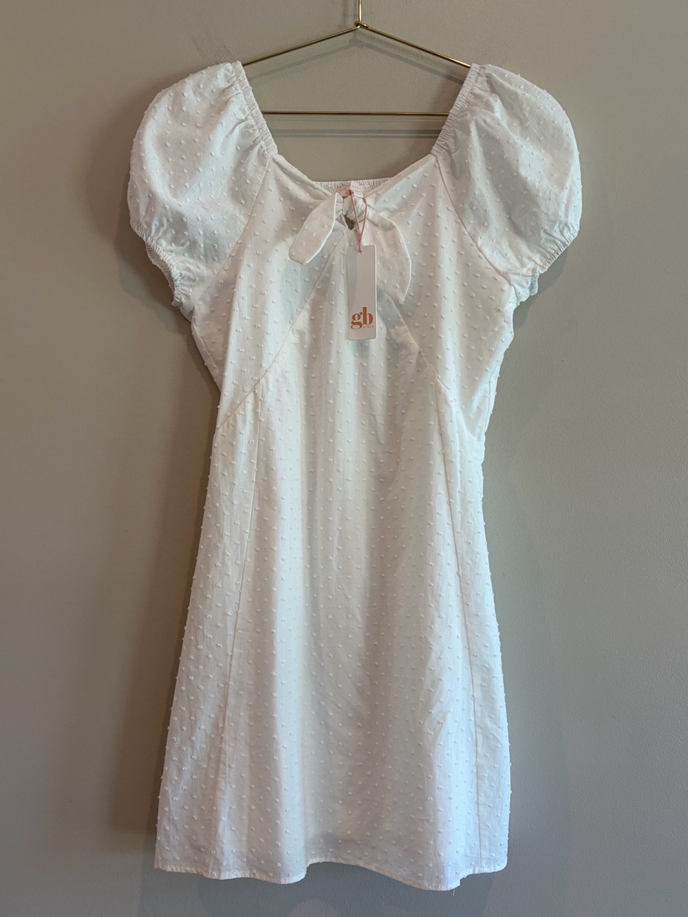 NWT Dillard’s  gb Girls brand White Summer Dress in Size XL(12-14).